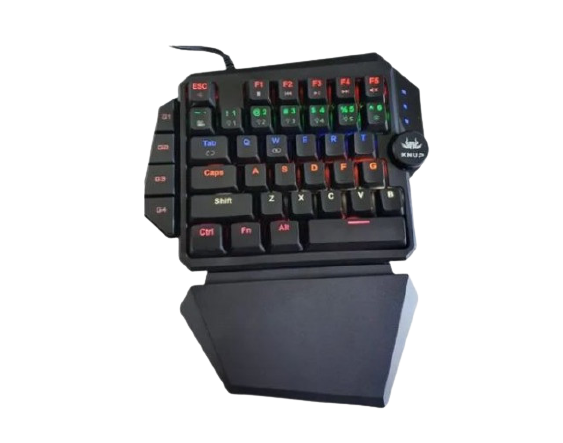  - Teclado - Central - unidade    Cod. TECLADO GAMER SINGLE HAND KP-TM003